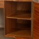 Double pedestal desk, Art Deco, 1930s, walnut veneer