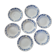 Set of 7 floral pattern soup plates ЗиК
