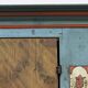 Painted Folk Art Bridal Cupboard