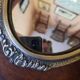 Baroque bronze mirror