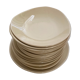 Product BHV 9 hollow plates free-form cap ivory faience 1070