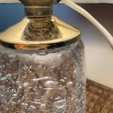 Small Schneider crystal lamp from the 50s