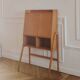 Renovated vintage Scandinavian secretary, 1950s-60s.
