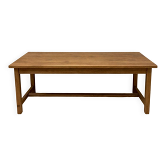 Solid wood farmhouse table - country style 230 cm
