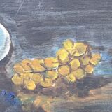 Still life painting with compotier