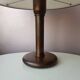 White mushroom table lamp 1970s space age
