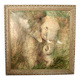 Large Oil on Canvas Elephant