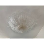 Paire de plafonniers en verre de Murano