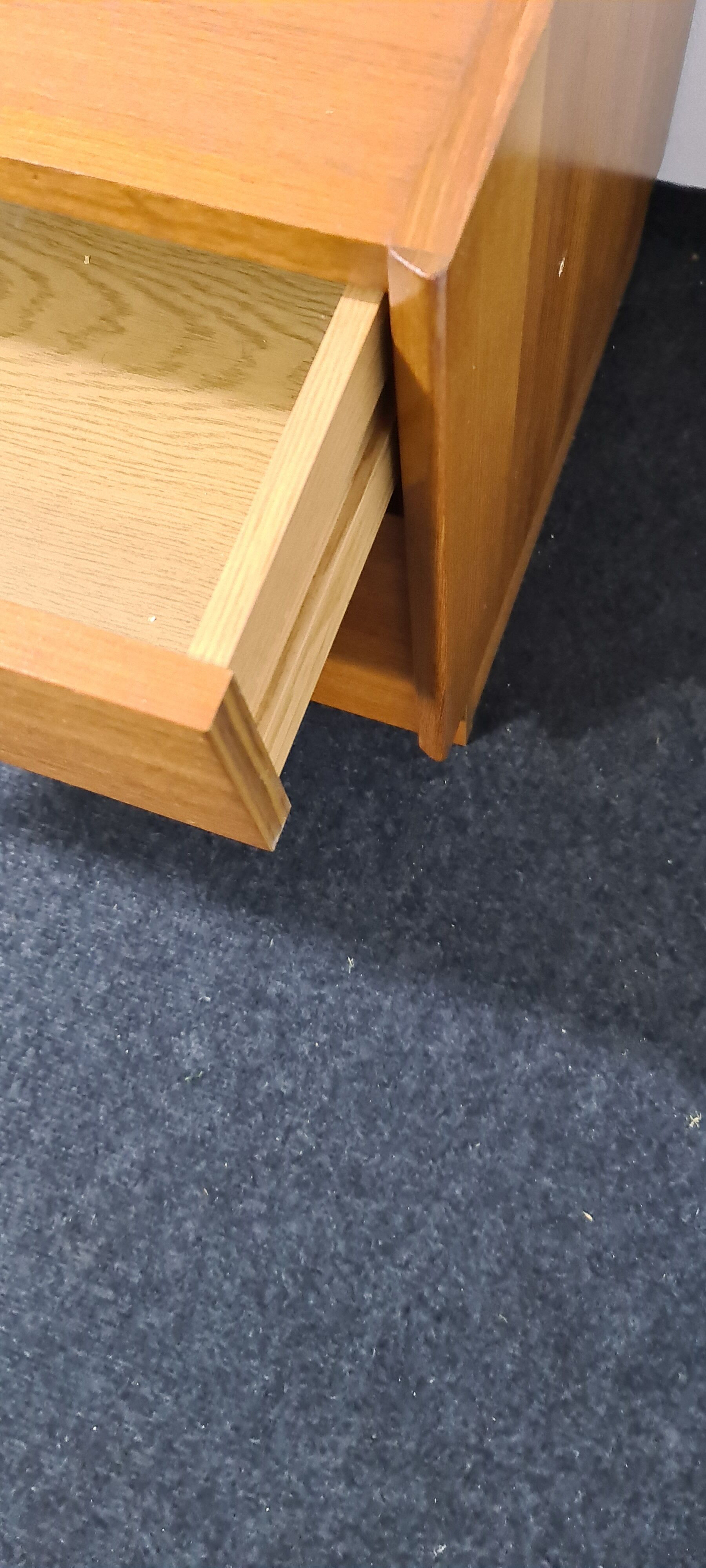 Vintage sideboard and shelving system