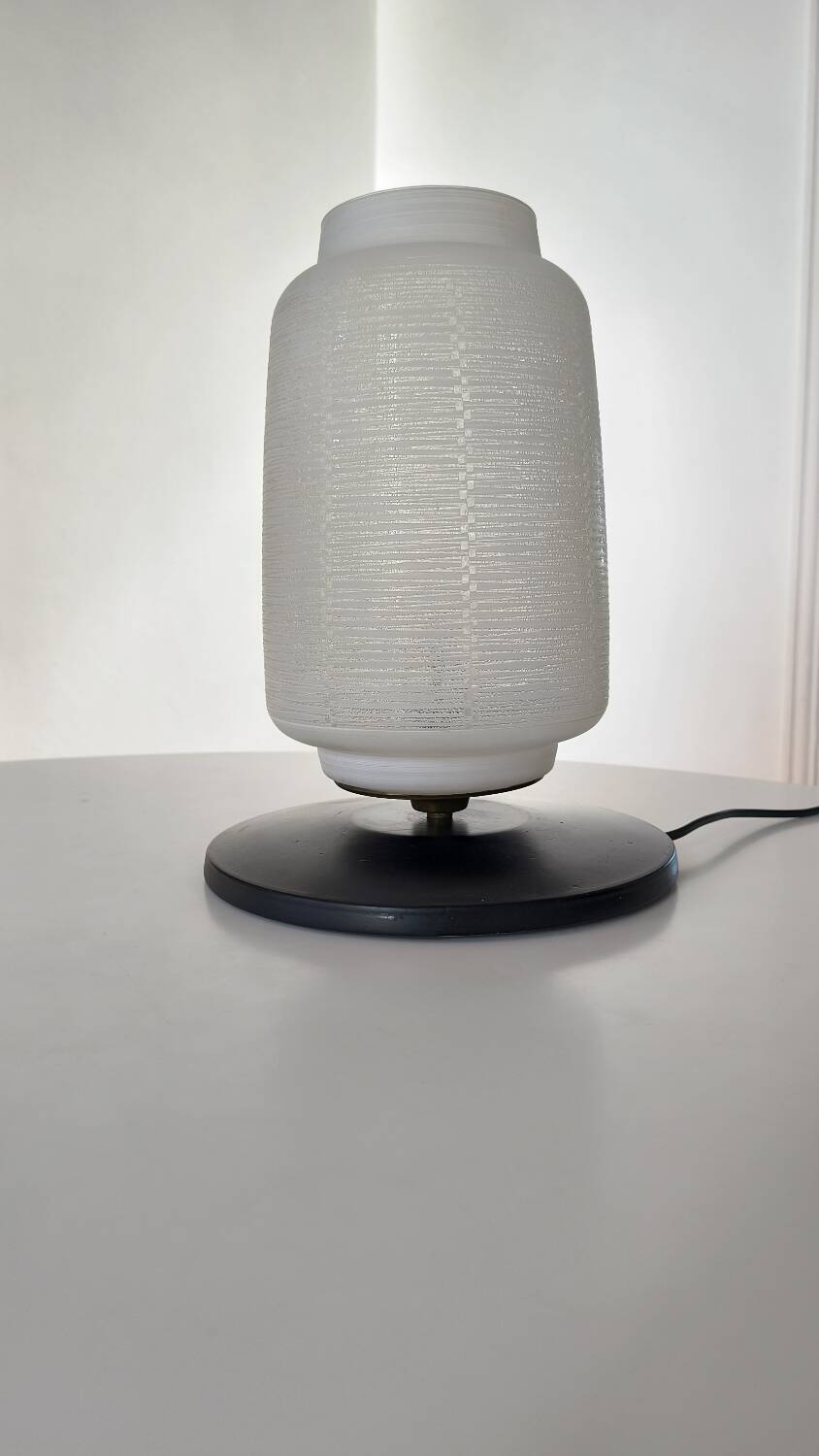 Japanese table lamp from Lunel, 1950