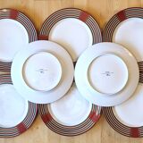 HERMES Paris Collection Attelage 8 Plates