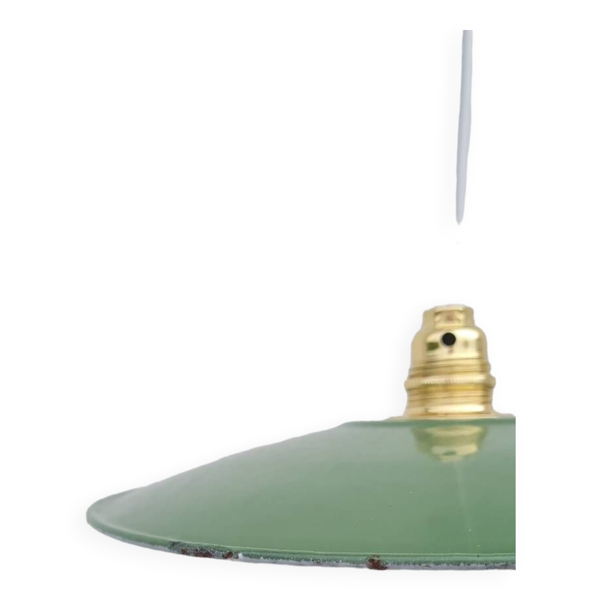 Green enamelled sheet metal suspension