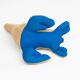 Vintage baby seal therapeutic toy by Renate Müller for H. Josef Leven, Sonneberg, 1970s