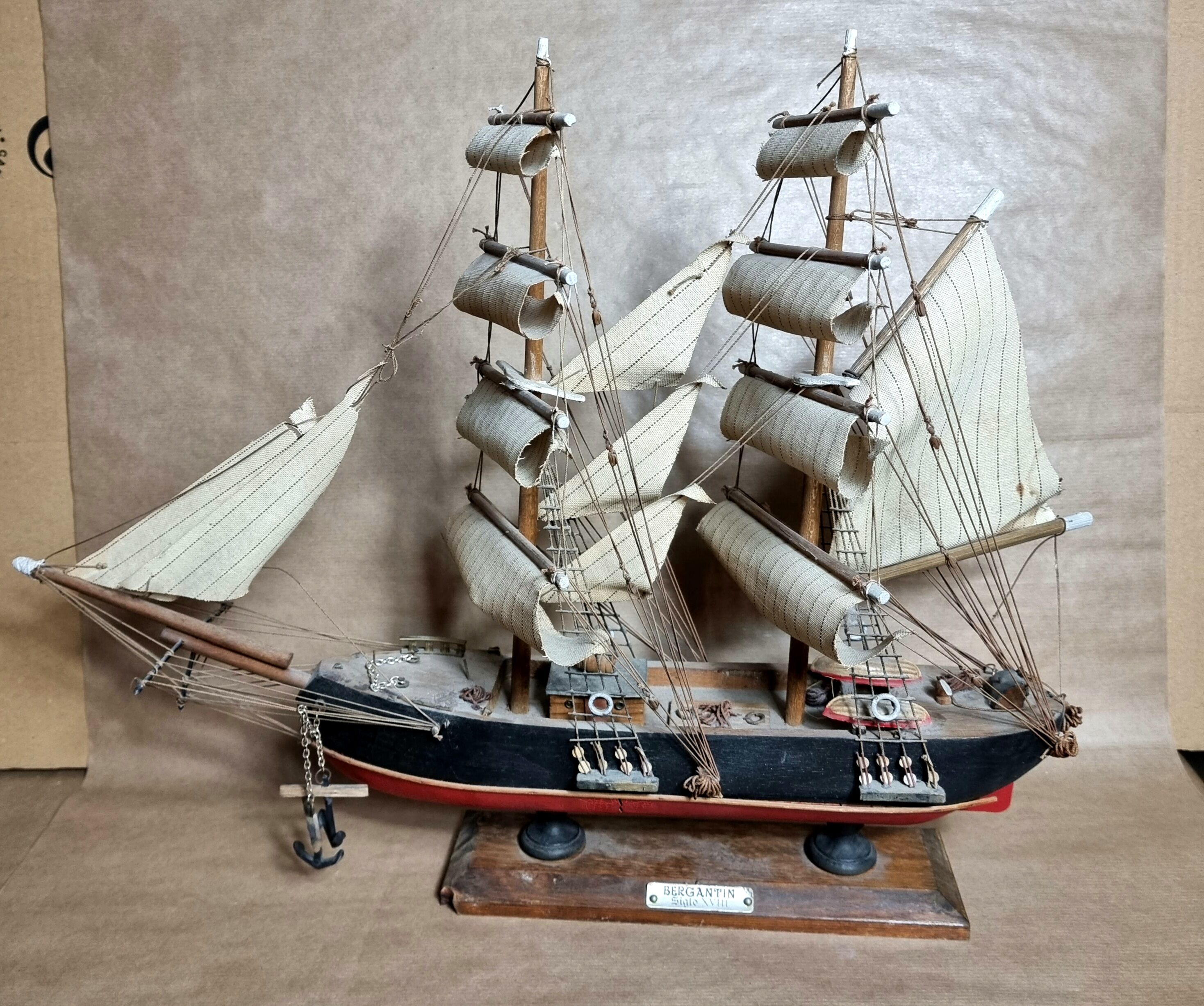 Old boat model