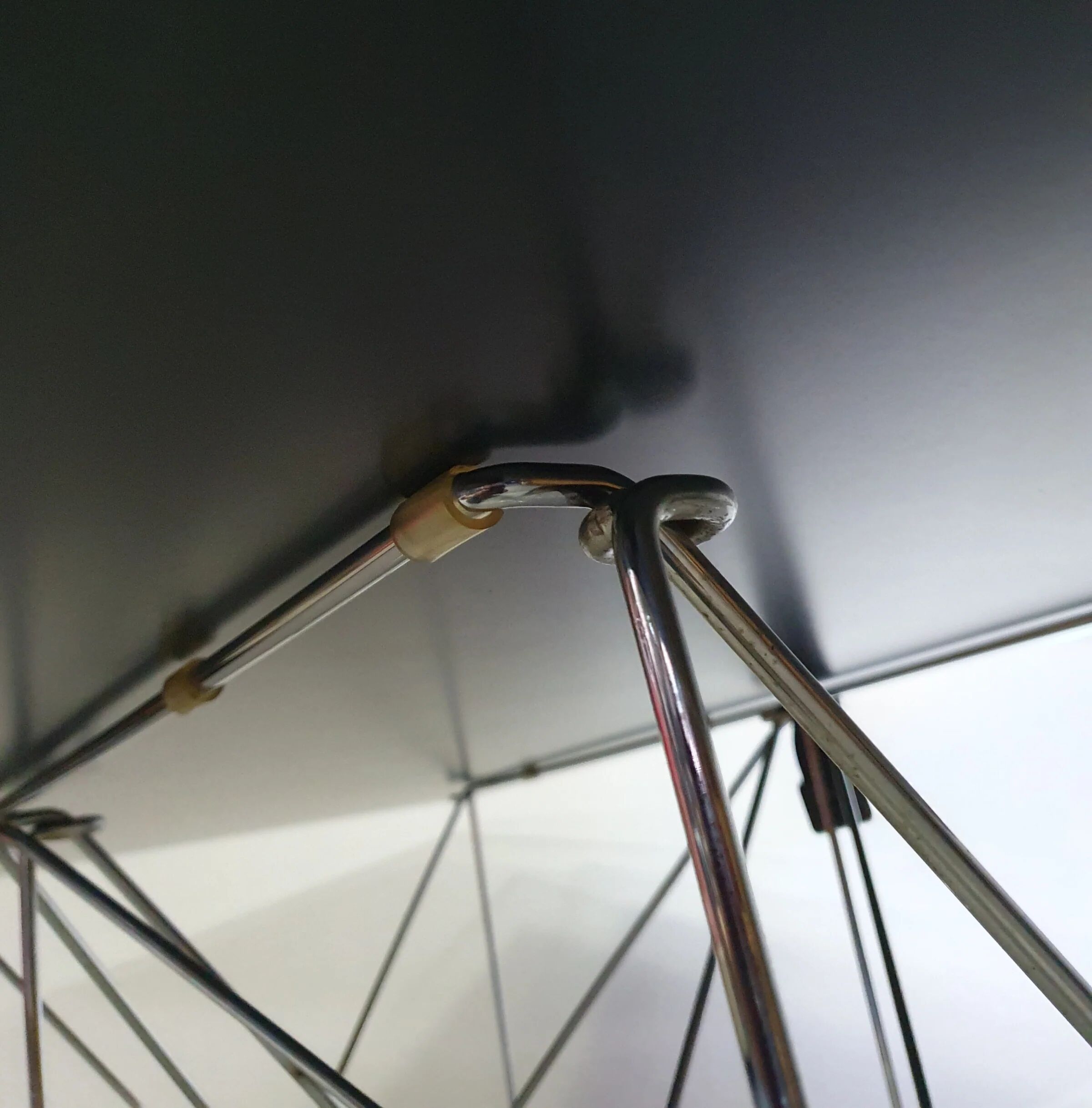 Steel and glass dining table by Max Sauze for Max Sauze Studio, 1970s