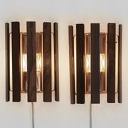 Pair of wall lights/sconces by Werner Schou for Coronell Elektro. Denmark 1960s