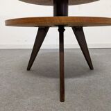 Round tripod coffee table from the 50s/60s