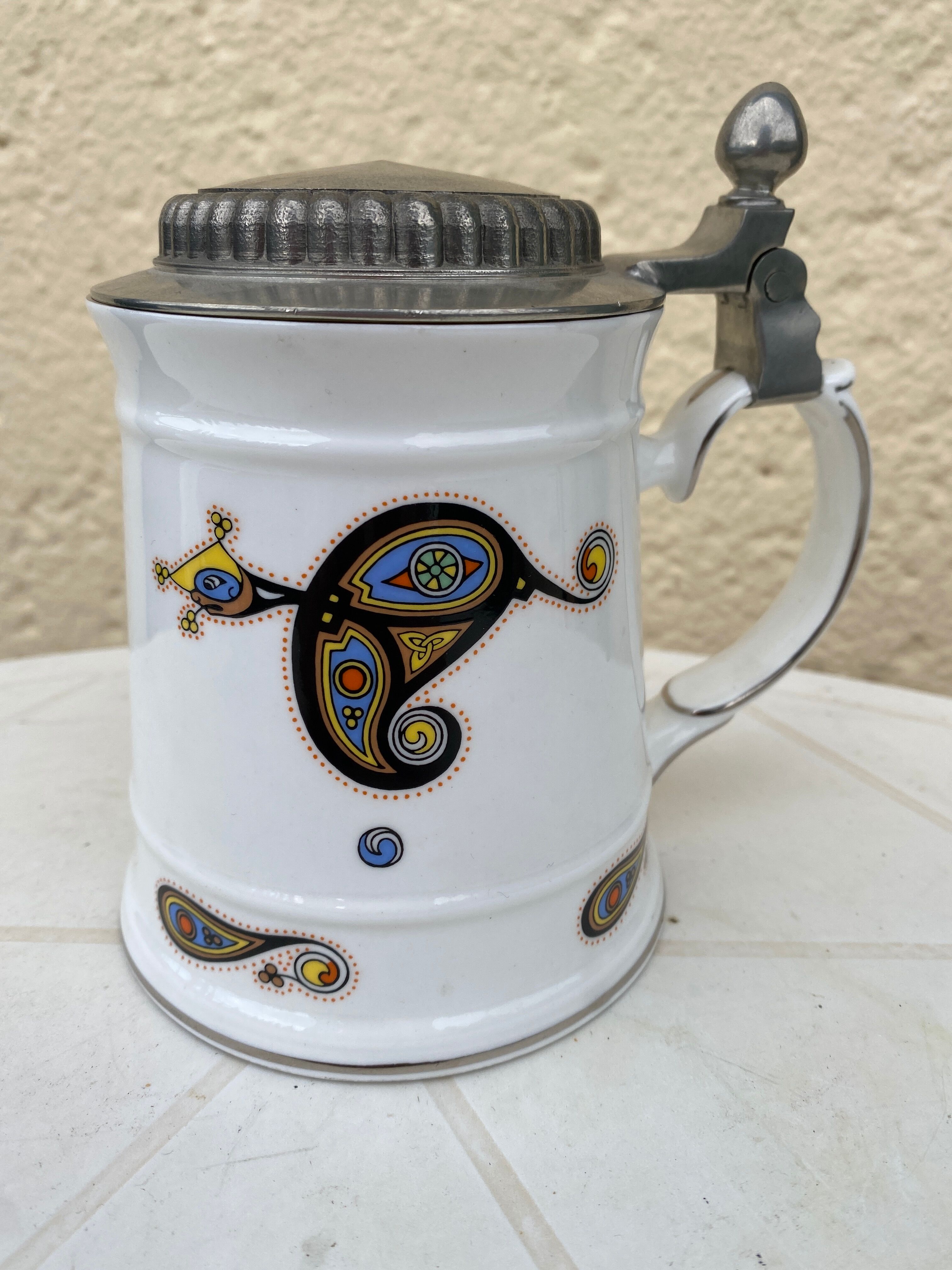 Vintage China Porcelain Beer Mug
