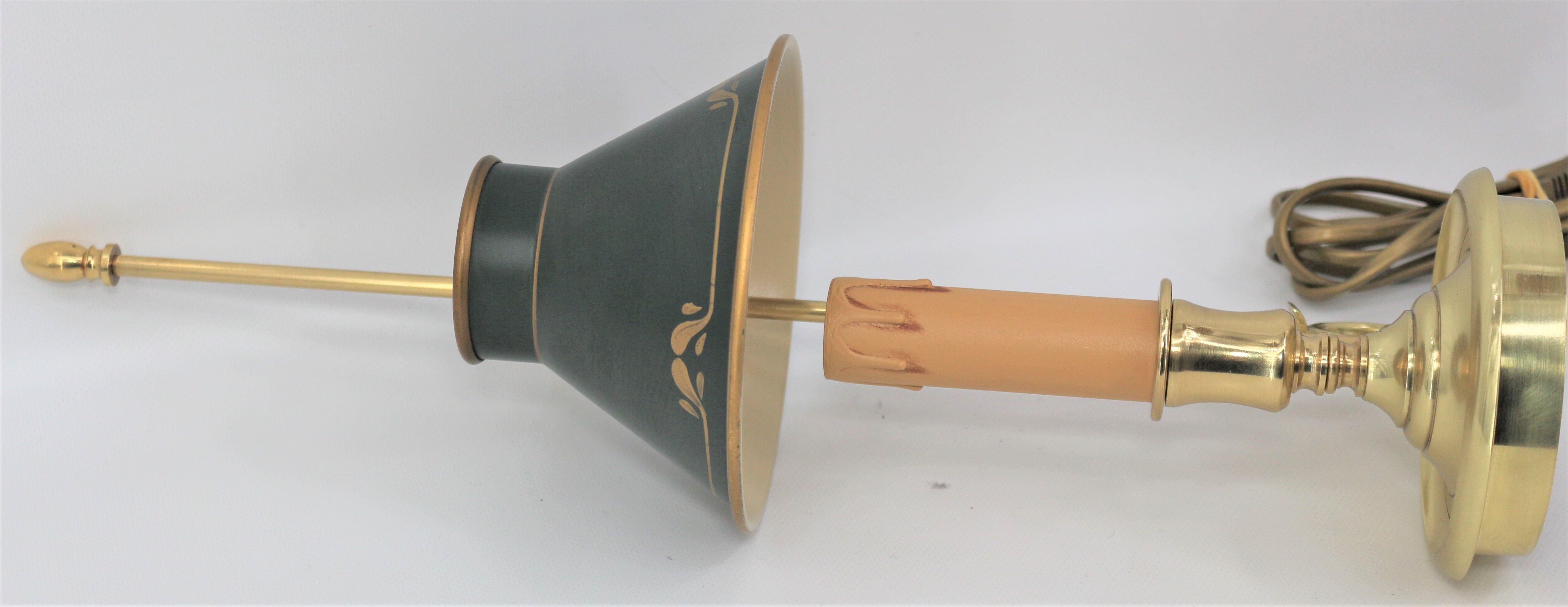 Bottled water bottle in the style of empire bronze conical lampshade