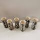 Set of 6 small mazagrans