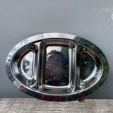 Compartmented stainless steel dish by Rémy Letang