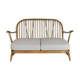 Vintage ercol windsor 2-seater sofa padded in French tick