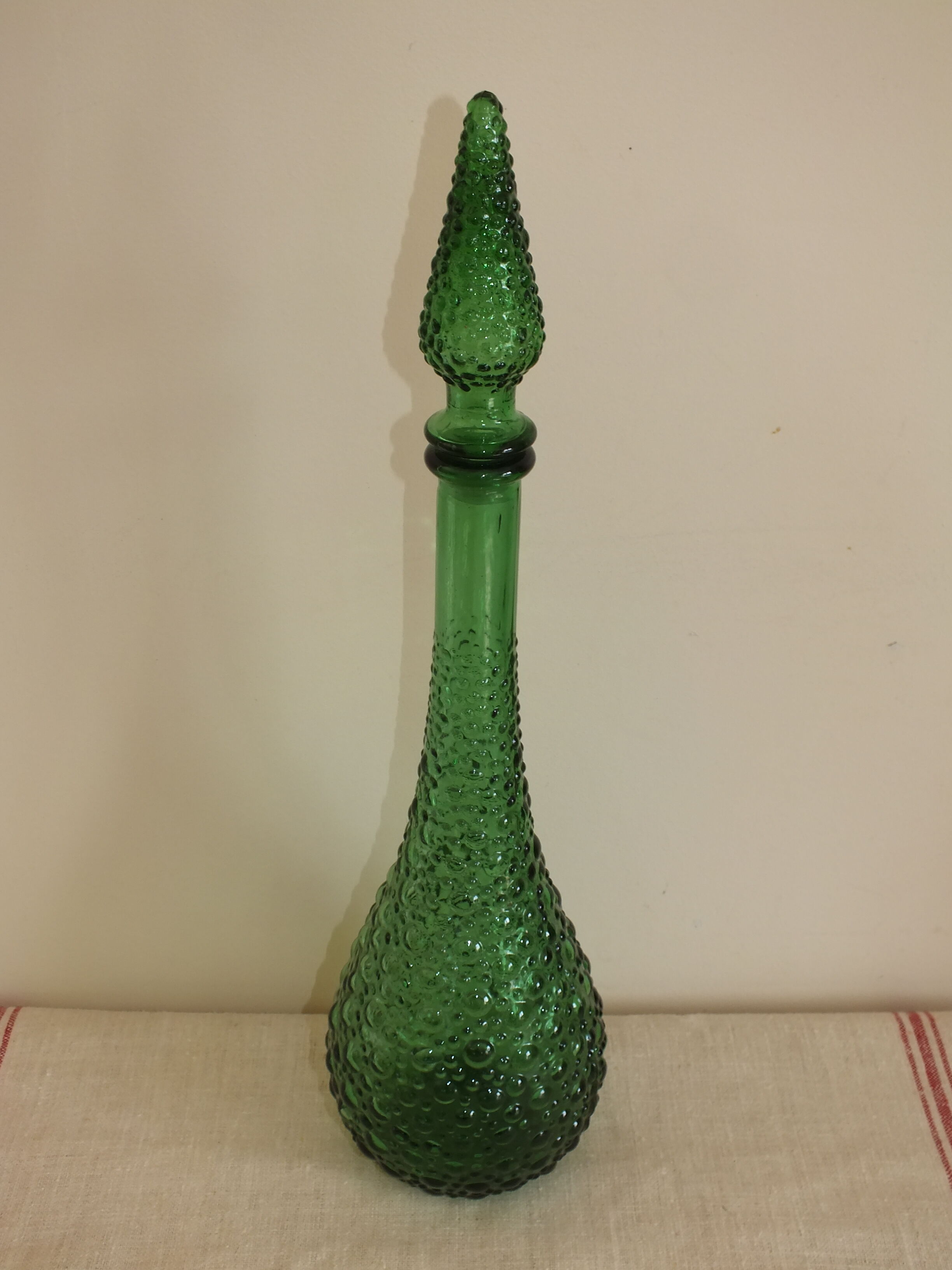 bouteille genie Empoli verte