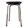Tabouret vintage en skaï noir