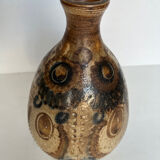Ceramic vase signed JC Courjault