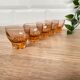 Set of 5 Luminarc pink glasses