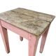Vintage pink plant table / side table