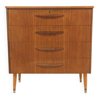 Scandinavian teak chest of drawers, Sweden, 1960