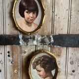 Paire de portraits anciens
