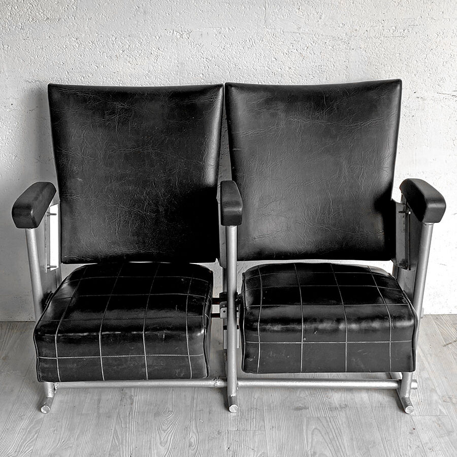 Vintage cinema bench 1960