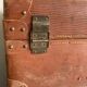 Old brown suitcase