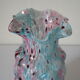 Blue Clichy glasswork vase