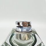 1960s Stunning Table Lighter in Murano Sommerso Glass By Flavio Poli for Se