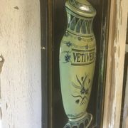 Wooden relief panel "Chemist Druggist" from Country corner