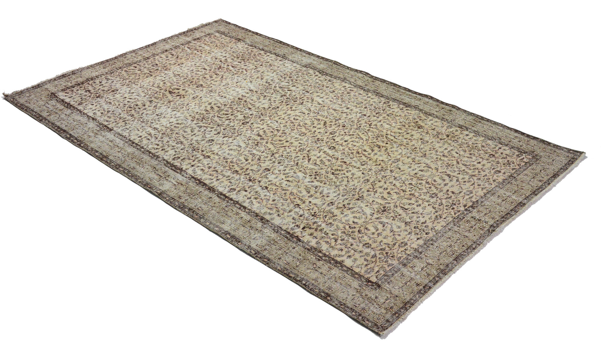 Anatolian handmade vintage rug 273 cm x 165 cm
