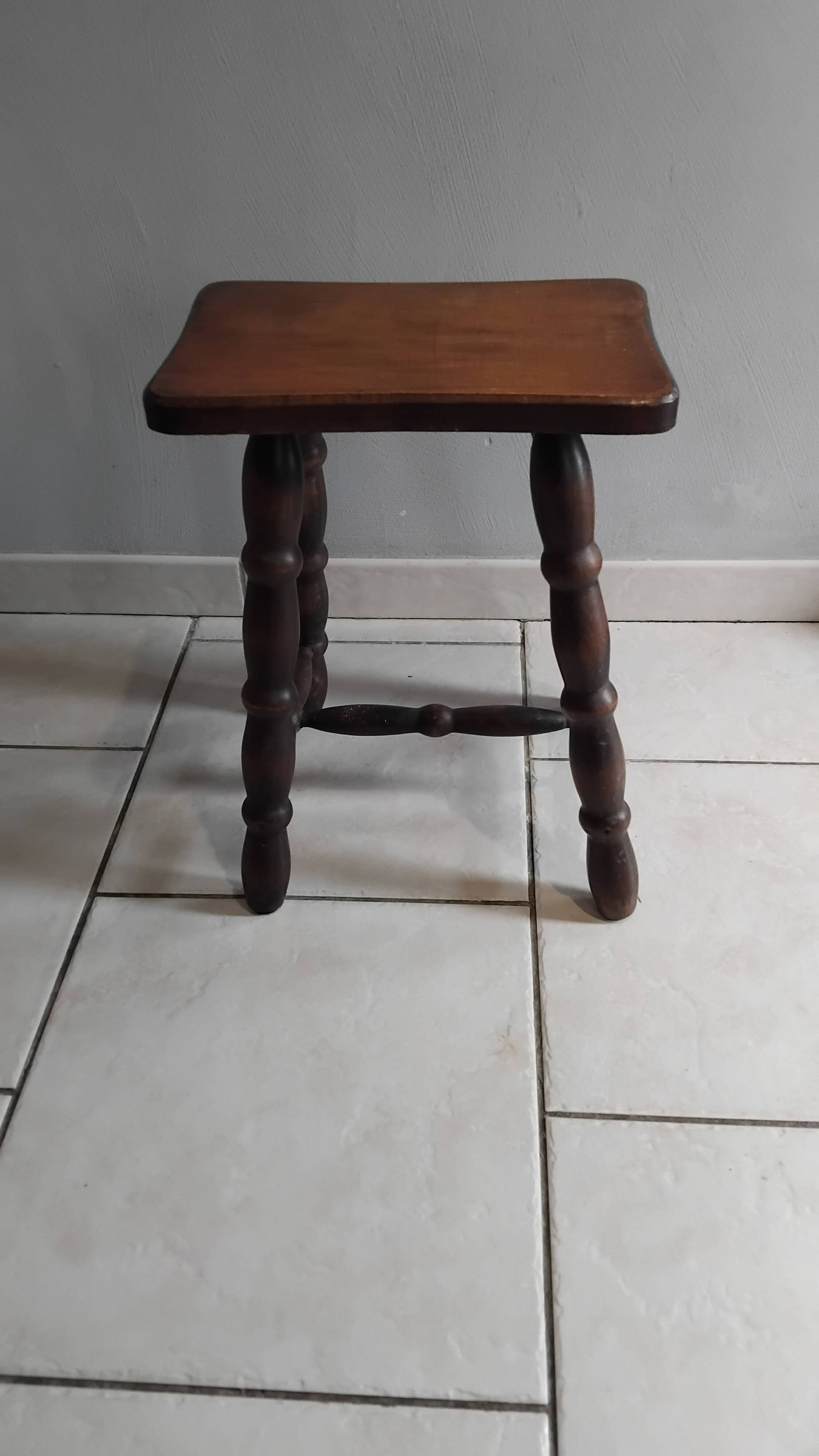 Vintage wooden stool