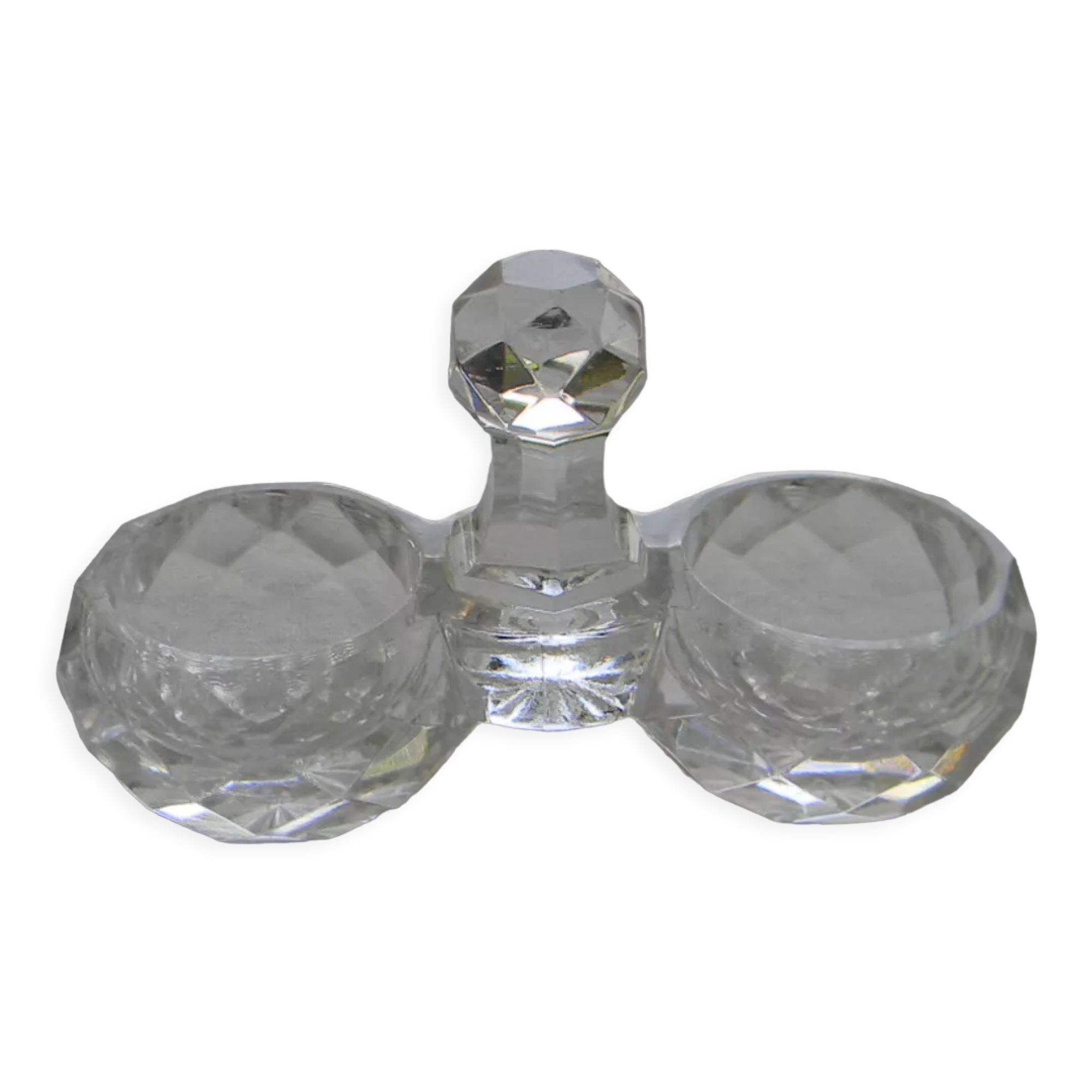 Small crystal salt shaker from Baccarat