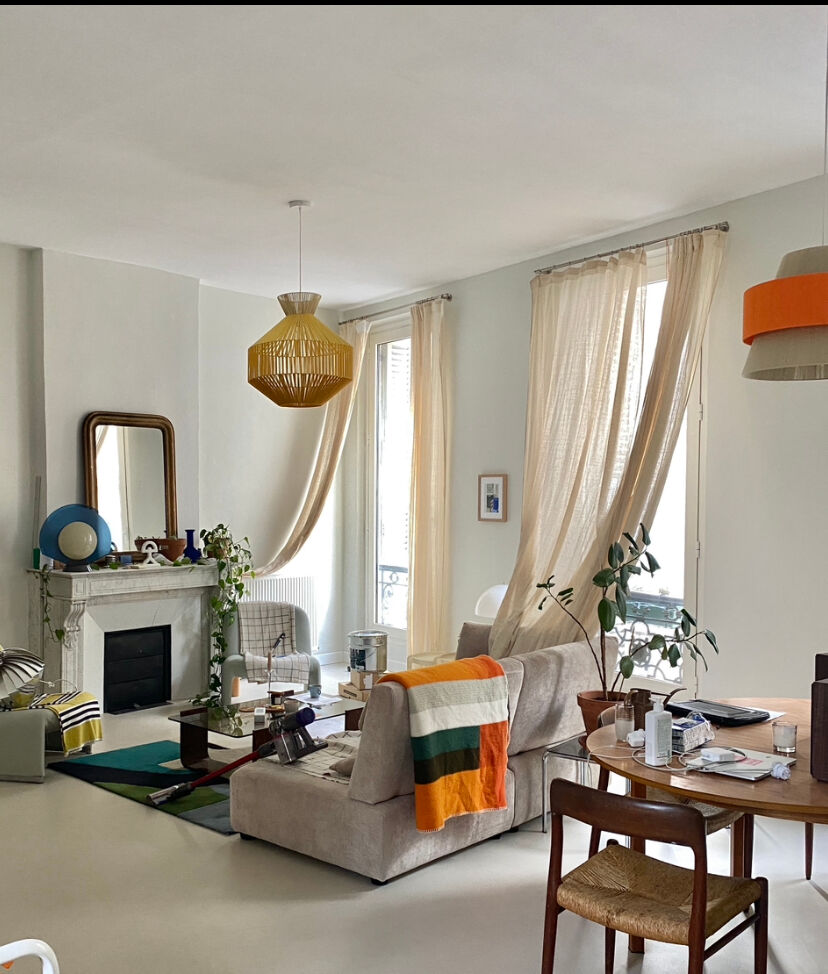 Modular sofa habitat vintage style completely reupholstered