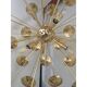 Handmade Hammered Sputnik Candlestick in Gold