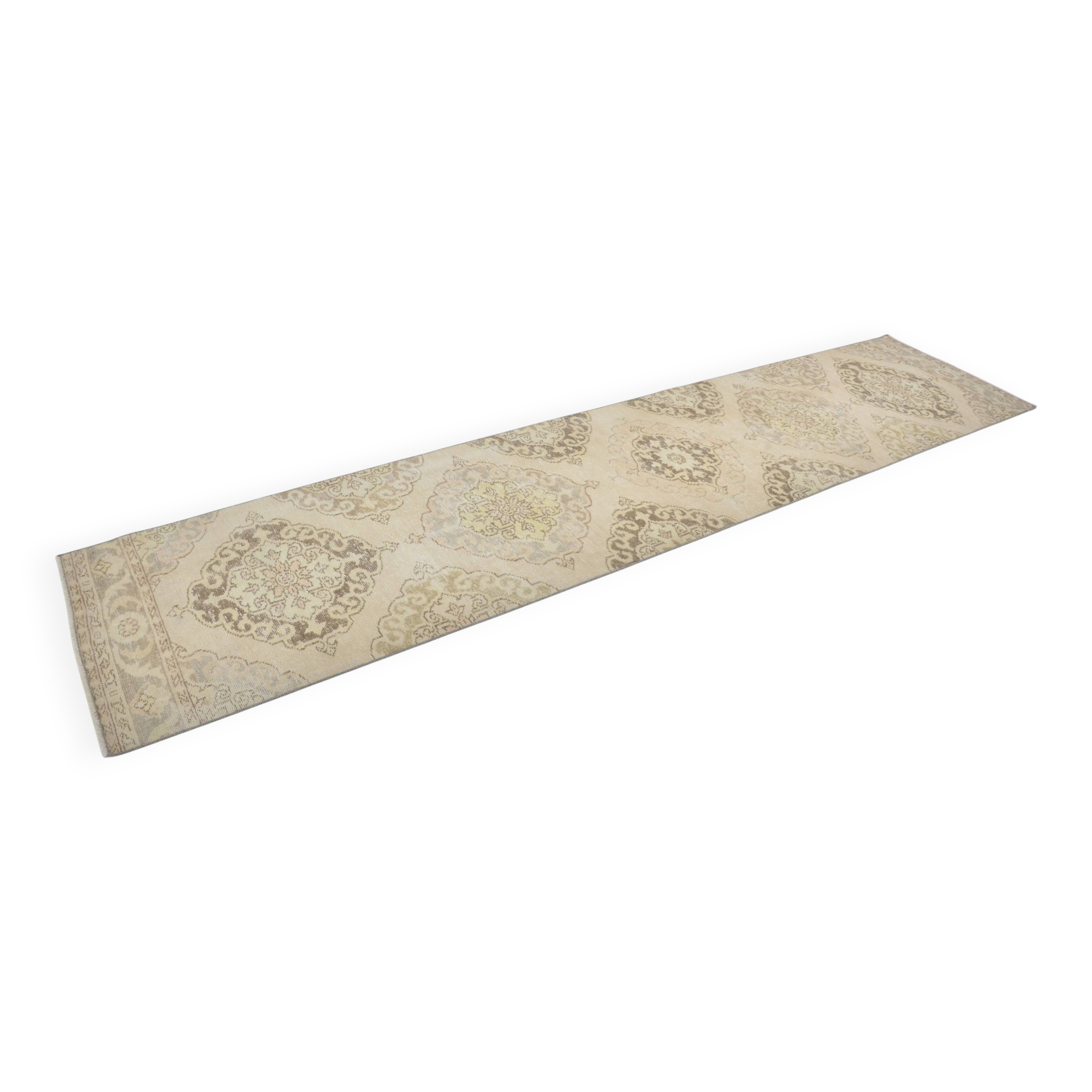 Oushak Anatolian Hallway Wool Rug sku3317