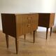 Pair of vintage bedside tables scandinavian style