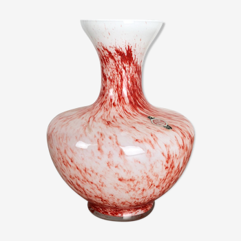 Vintage pop art opaline Florence vase design, Italy