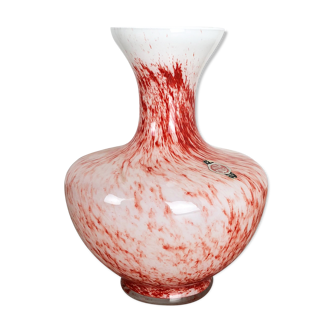 Vintage pop art opaline Florence vase design, Italy