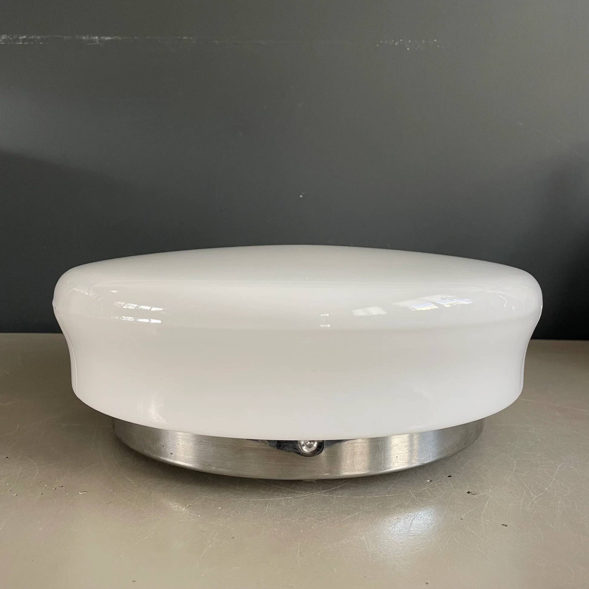 White glass ceiling light Ikea