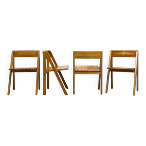 4 chaises Fyrkat, Nissen - circa