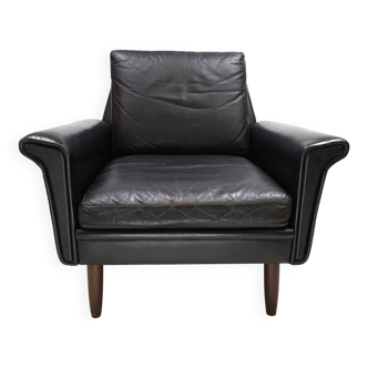 Fauteuil en cuir Gustav Thams, 1960